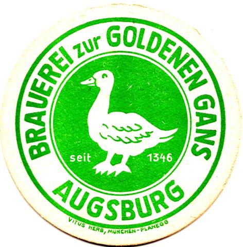 augsburg a-by gold gans rund 2b (215-m weie gans-grn) 